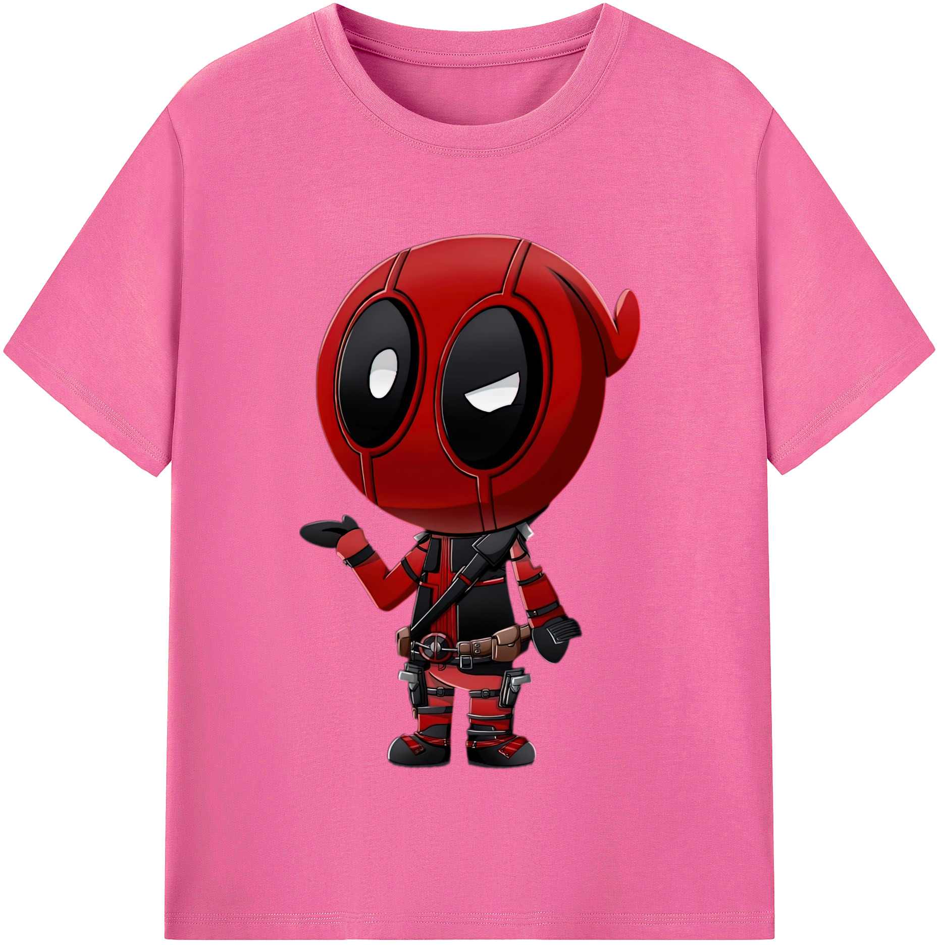 （画像用） Deadpool デッドプール レディースカジュアルプリントTシャツ（綿100％）